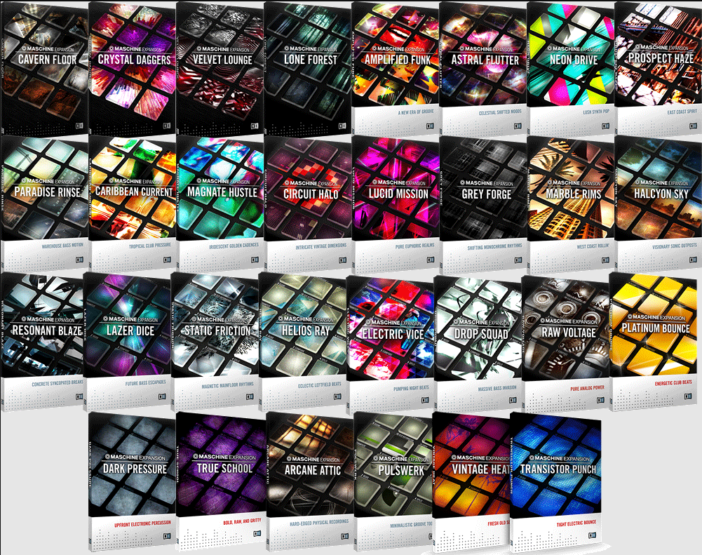 Native Instruments 14x NI Maschine Expansions